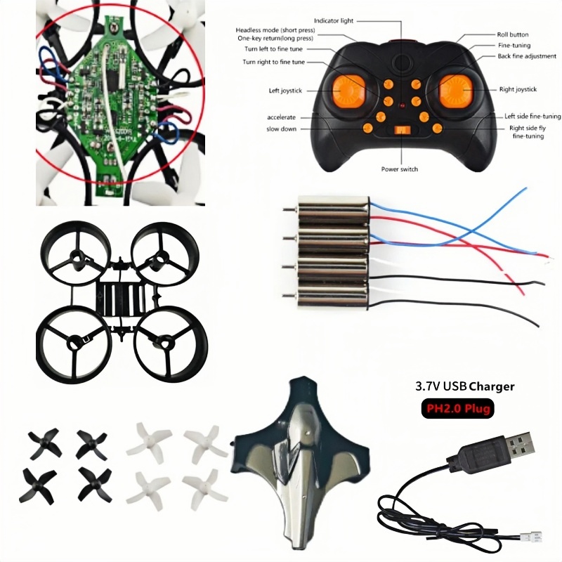 Drone Kit Beginner - Complete DIY Drone Kit 2.4G 6Axis