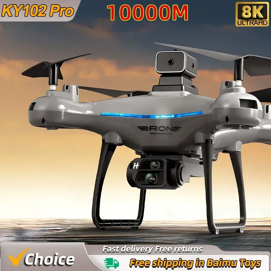 KY102 RC Drone 8K Professional - Drone Kit Vtol ulasan dan harga