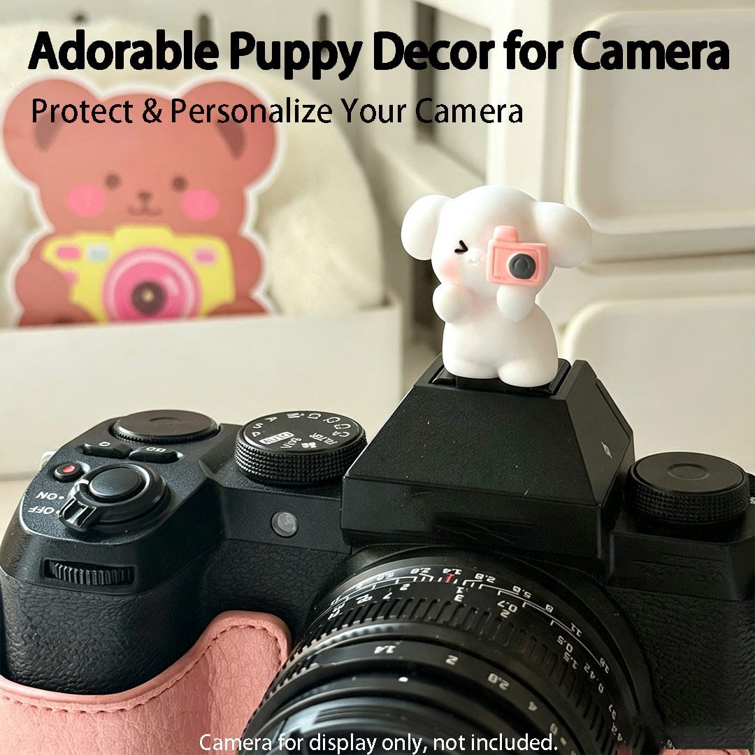 Cute 3D Puppy Camera Hot Shoe  - Canon Camera Eos R50 ulasan dan harga