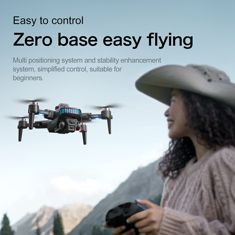 New XT555 GPS RC Drone Cam Pro - Drone Kit With Camera ulasan dan harga