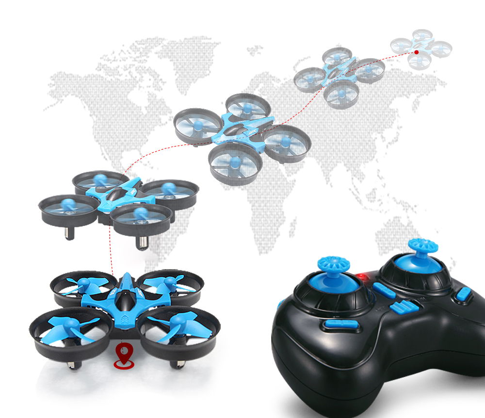JJRC H36 Mini Rc Drone 4ch 6-A - Drone Kit Tricopter ulasan dan harga