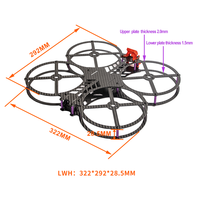 NEW 5 inch AOS Cine O5 EVO V1. - Drone Kit Racing ulasan dan harga